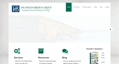 Desktop Screenshot of helenbrowngroup.com